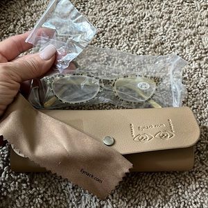 NEW EYNACK DESIGNER CHIC READING GLASSES CAT RYE 2.50